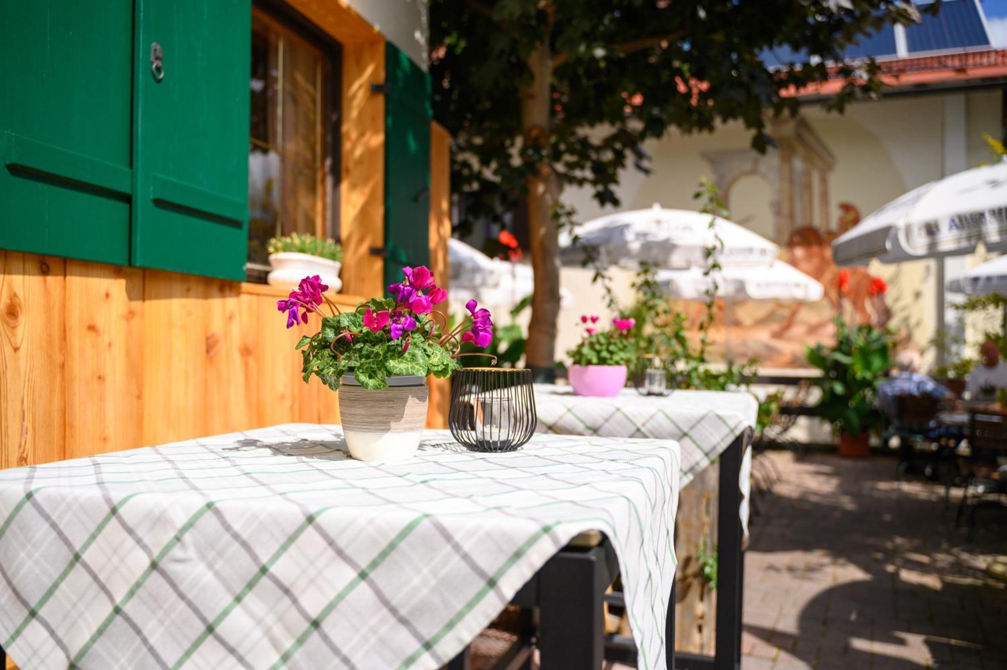 Füssen Hotel Restaurant Fruehlingsgarten מראה חיצוני תמונה