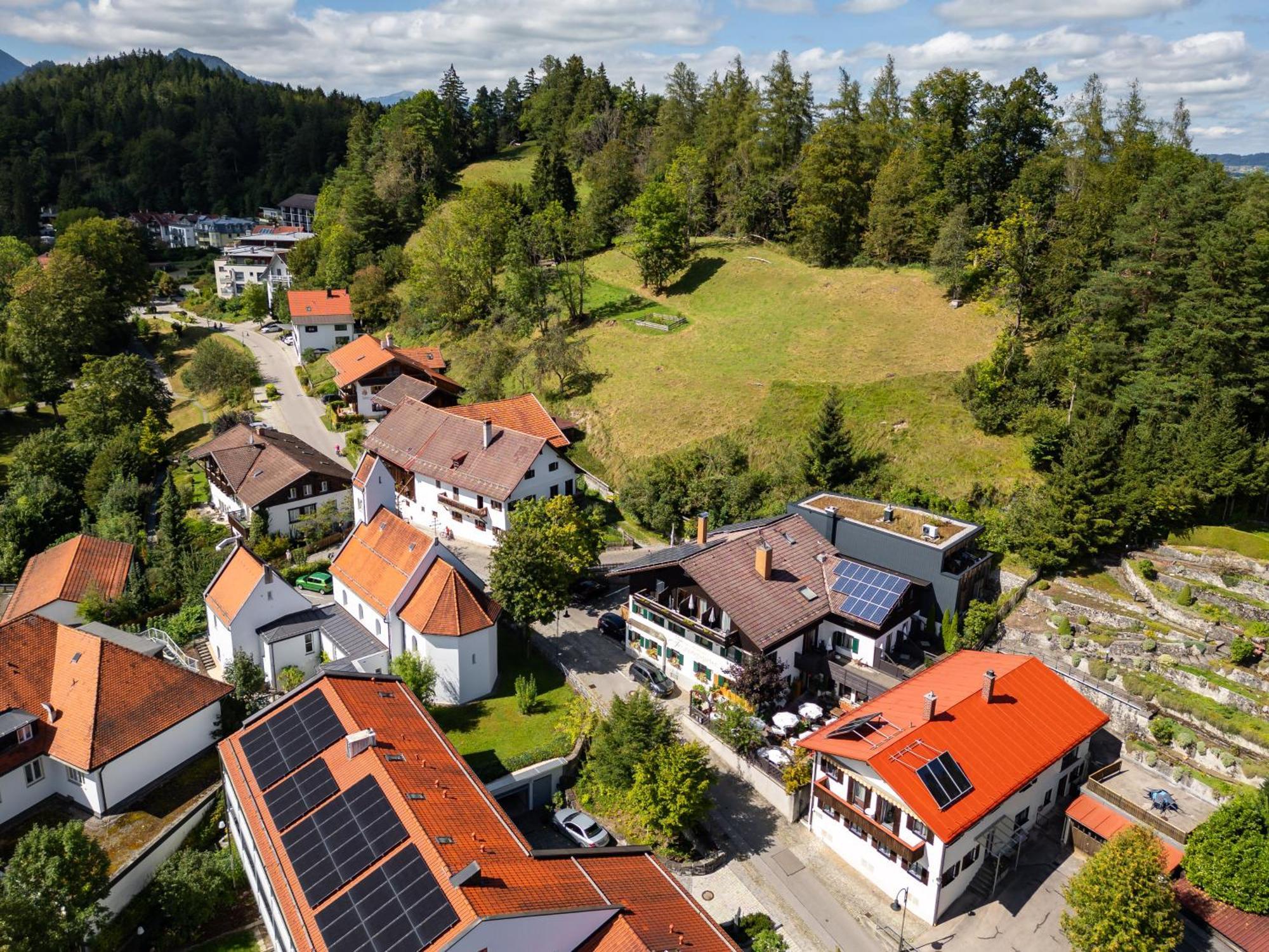 Füssen Hotel Restaurant Fruehlingsgarten מראה חיצוני תמונה